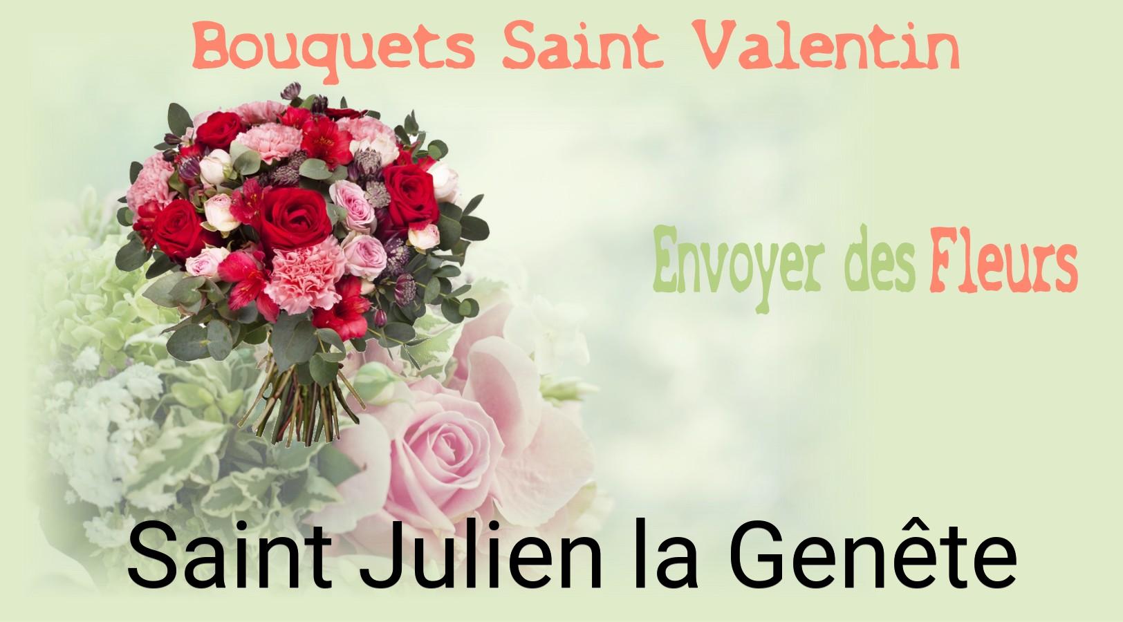 Roses de Saint-Valentin livrées à Saint-Julien-la-Genête